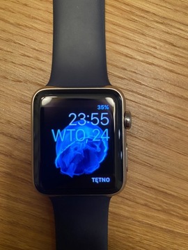 Apple Watch 42mm stal ceramiczny szafirowe szkło