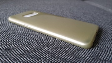 Samsung Galaxy S8 złote etui silikonowe case gold