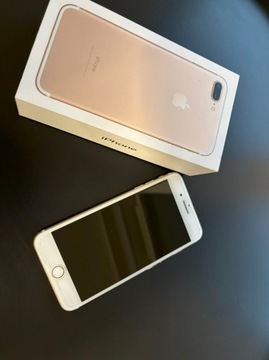 Iphone 7 plus, 128 GB +oryginalne pudełko + kabel.