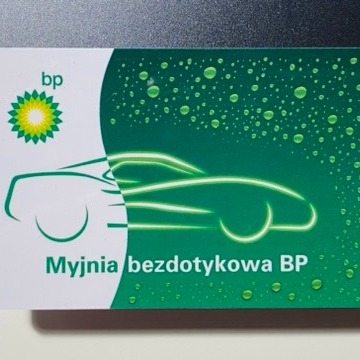Karta prepaid voucher na myjnię BP, 200 PLN Myjnia