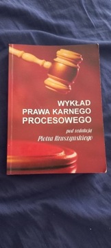 Wykład prawa karnego procesowego Piotr Kruszyński