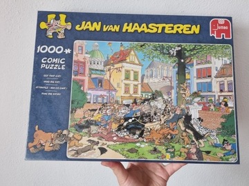 Jumbo Jan van Haasteren Get that cat złap kota puzzle 1000