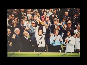 Franz Beckenbauer fotografia AUTOGRAF