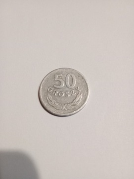 Moneta 50 groszy 1968 r.