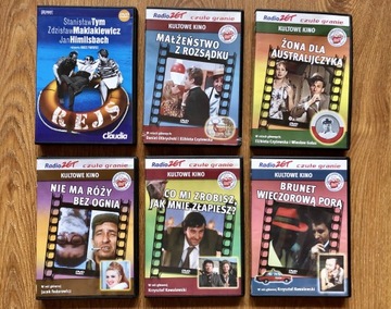 Filmy na DVD 6 polskich ultrahitów NOWE 1 gratis