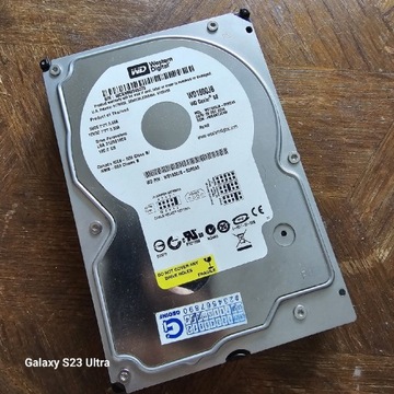 Dysk HDD 3,5 cala 160 GB Pata Molex Western Digital WD1600JB używany