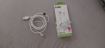 Kabel USB-C 2.0 1.5m biały