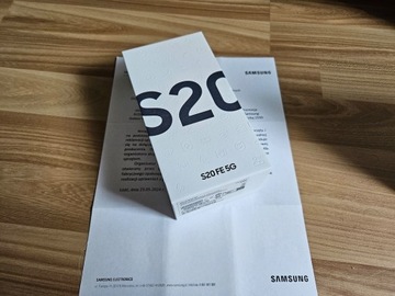 Samsung S20 FE 5G 128GB z oficjalnej PL dystr.