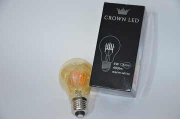 3 sztuki ŻARÓWKA DEKORACYJNA CROWN LED E27 