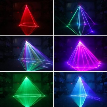 laser ALIEN 500mW RGB DMX animacje kolorowy disco
