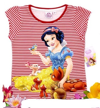 DISNEY PRINCESS ŚNIEŻKA bluzka t-shirt 94-98(3/4L)