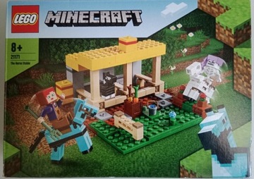 LEGO Minecraft 21171 + stajnia 