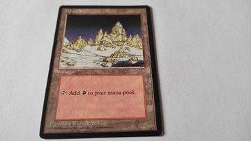 MAGIC the Gathering "Mountain" Mana Pool 1995r. Ice Age #6