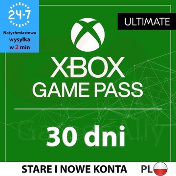 XBOX GAME PASS ULTIMATE 30 DNI 1 MIESIĄC + GOLD