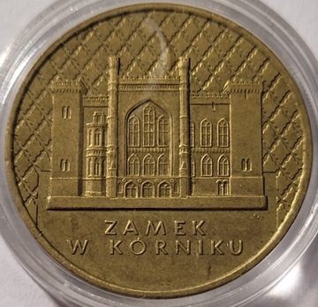 2 złote 1998r, Zamek w Kórniku PIĘKNA (448)