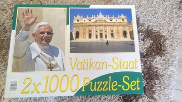 Puzzle kompletne 2 na 1000, Papież Watykan  