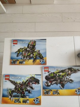 LEGO 4958 Creator 3 w 1 Dinozaur Spider Crocodile