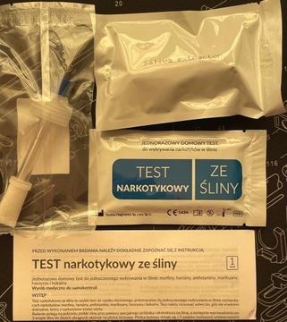 Test narkotykowy ze śliny, 6 rodzajów narkotyków