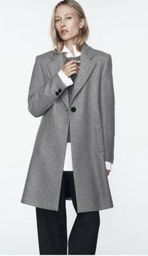 Płaszcz szary Zara XL