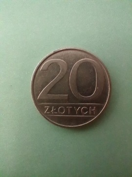 Moneta z okresu PRL 20 złotych