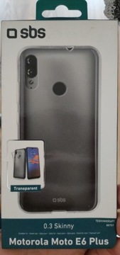 Etui silikon Motorola Moto E6 Plus przezroczyste 