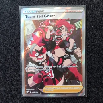 Pokémon Team Yell Grunt Sword&Shield 202/202