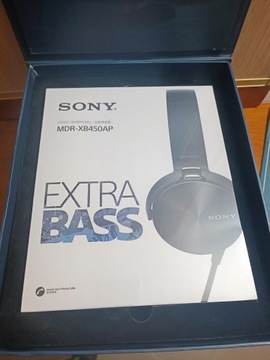 Słuchawki nauszne SONY MDR-XB450APB Czarne