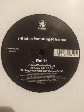 J-Status Feat Rihanna Roll It maxi winyl