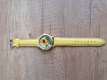 Zegarek damski słoneczniki