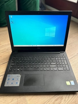 Laptop Dell I3 1.7 GHZ 500 GB Dysk 4 GB RAM 15.6 
