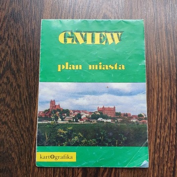 GNIEW Plan miasta Mapa Gminy 1993 r.