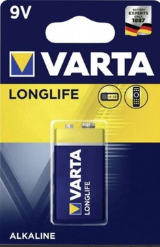 Bateria alkaliczna VARTA 9V Longlife