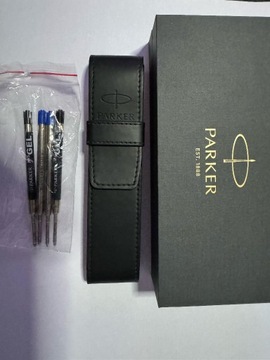 Długopis Parker Sonnet Czarny + etui Exclusive + wkłady