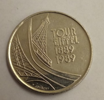 Francja 5 frank 1989 rok