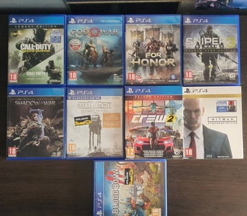 Kolekcja gier na PS4