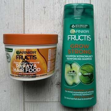 GARNIER FRUCTIS szampon maska papaya hair food