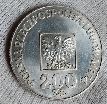 200 zł 1974 XXX lat PRL 