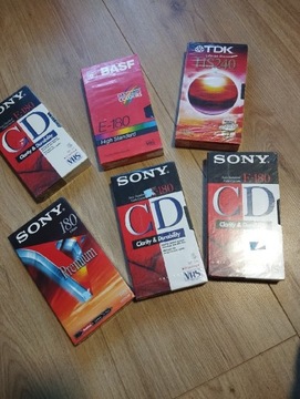 Kasety VHS nowe 