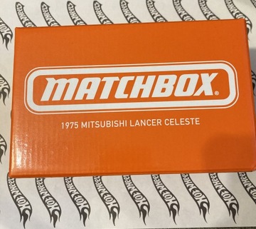 Matchbox 1975 Mitsubishi Lancer Celeste gablotka