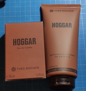 Yves Rocher Hoggar EDT + żel prysznic zestaw NOWY