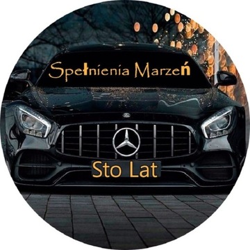 OPŁATEK NA TORT MERCEDES LOGO AUTO SAMOCHÓD 30 40 