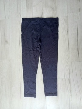 Granatowa legginsy dziewczęce 3/4 r 152