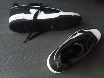 Nowe buty Puma do chodzenia czarno-białe