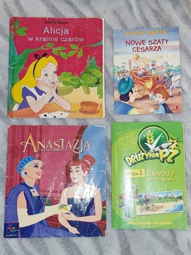 Zestaw 4 książeczek z bajkami dla dzieci