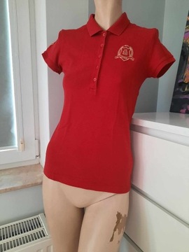 S 36 McGregor damska koszulka polo z krótkim rękawem T-shirt bawełniany