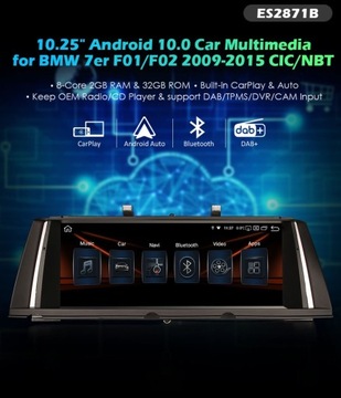 Radio DAB+ GPS WiFi Android BMW 7 Series F01 F02