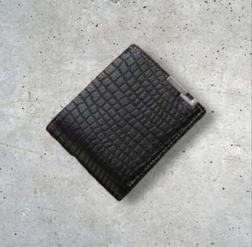 Męski czarny portfel