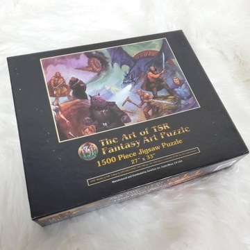 Vintage Dungeons and Dragons puzzle 1500