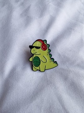 Przypinka pin pins wpinka broszka dinozaur dino 