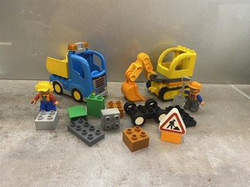 Klocki Lego Duplo ciężarówka i koparka 10812 kompl